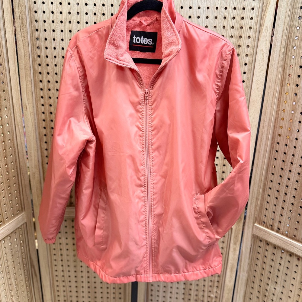 Totes Women's Coral Fleece Lined Full Zip Lightweight Jacket - Picture 1 of 4